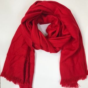 Red Rose Baby Alpaca Scarf/Wrap/Shawl, 88"x21"
